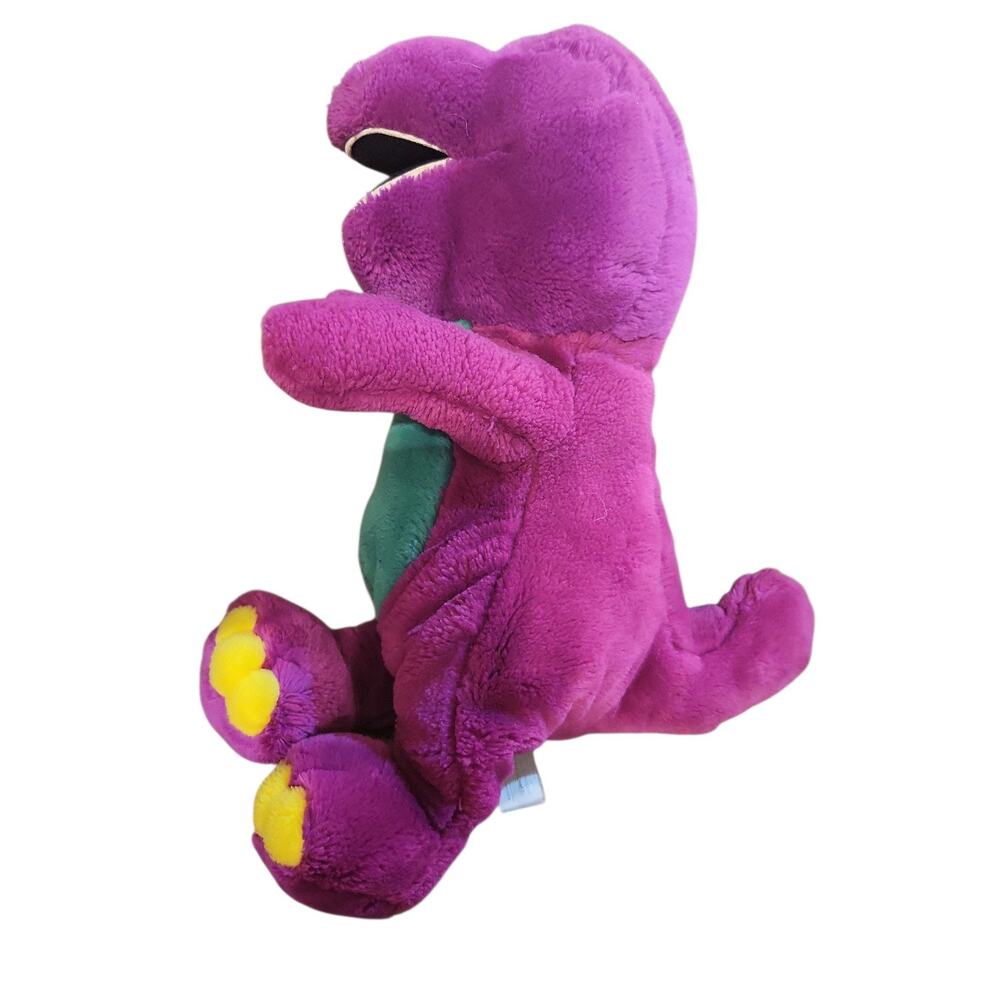 Barney Vintage 1992 Dakin Large 14" Plush Toy Stuffed Animal Purple Dinosaur - Picture 4 of 6